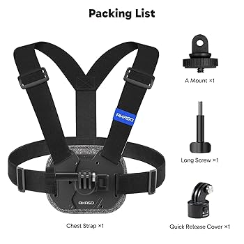 Amazon.com: AKASO Quick Release Adjustable Chest Mount